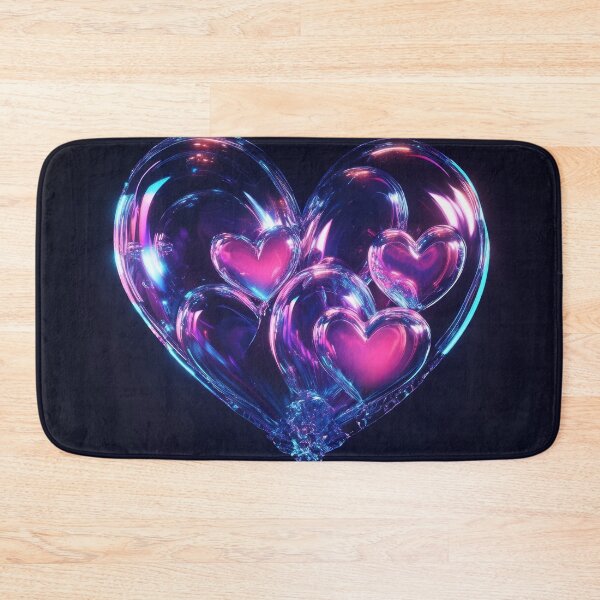 Item preview, Shimmering Heartbeat - Iridescent Love Art designed and sold by Emaga Digital Studio.