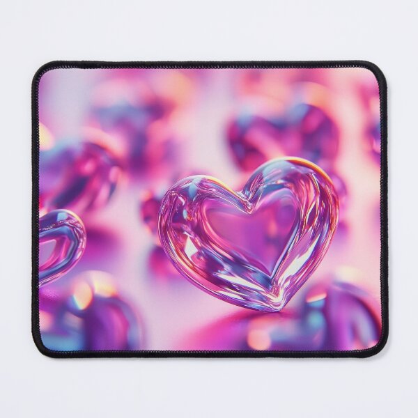 Item preview, Holographic Love Glow - Modern Valentine Art designed and sold by Emaga Digital Studio.