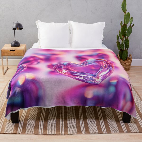 Item preview, Holographic Love Glow - Modern Valentine Art designed and sold by Emaga Digital Studio.