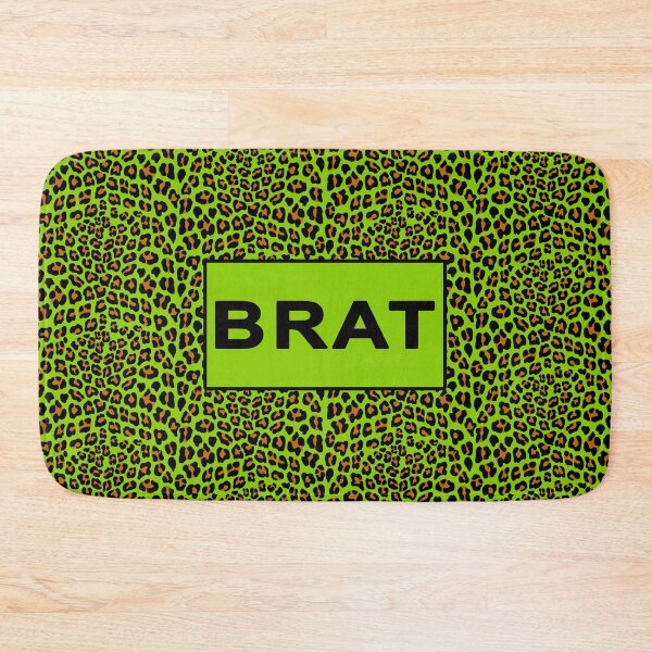 Item preview, Trendy Leopard Print Pattern with Brat Green Background – Y2K Style designed and sold by Phat Dog Designs .