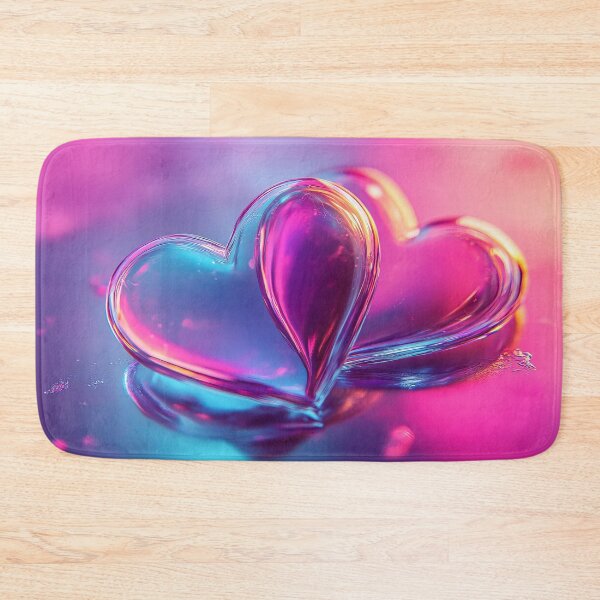 Item preview, Neon Romance - Shimmering Valentine Artwork designed and sold by Emaga Digital Studio.