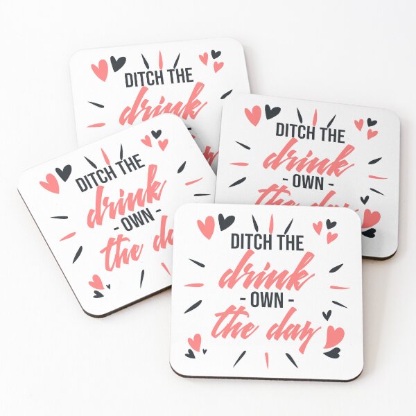 Item preview, Ditch the Drink, Own the Day - Sobriety Apparel designed and sold by BaroqueBull.