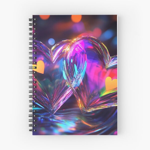 Item preview, Iridescent Love - Holographic Heart Design designed and sold by Emaga Digital Studio.