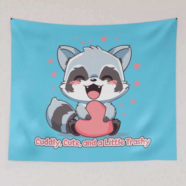 Item preview, Raccoon Cuddly, Cute, and a Little Trashy designed and sold by myanko.