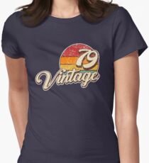 Jahrgang 1979 Tailliertes T-Shirt für Frauen