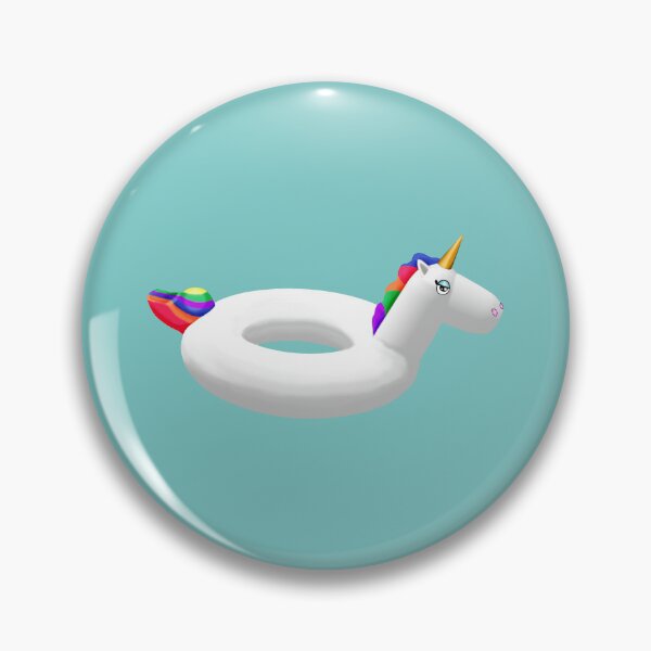 Item preview, Whimsical Unicorn Pool Floaty Art- Fun Summer Pool Toy Design designed and sold by Phat Dog Designs .