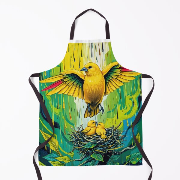 Item preview, Canary Protecting Her Chicks designed and sold by WildlifeInc.