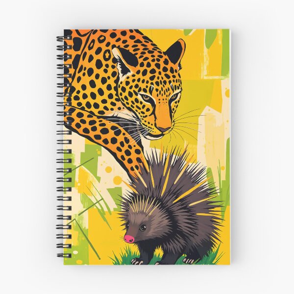 Item preview, Leopard Meets Porcupine – Bold Jungle Encounter designed and sold by WildlifeInc.