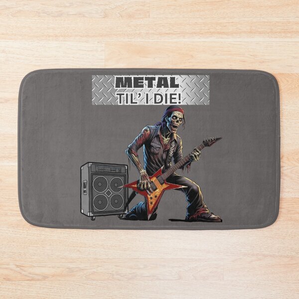 Item preview, Metal Til' I Die, Heavy Metal Guitarist  designed and sold by FroggyFly Designs.
