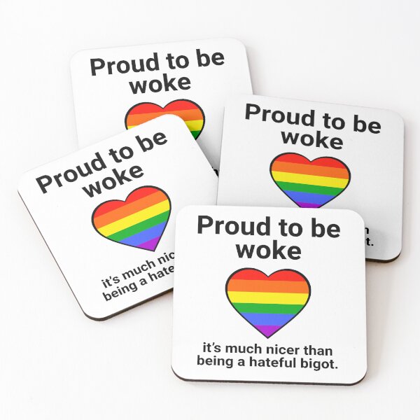 Item preview, Being woke is nicer than being a bigot  designed and sold by Rachel the Artist .