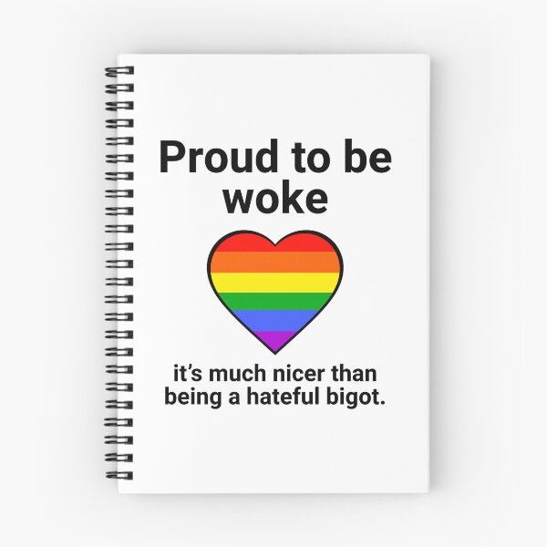 Item preview, Being woke is nicer than being a bigot  designed and sold by Rachel the Artist .