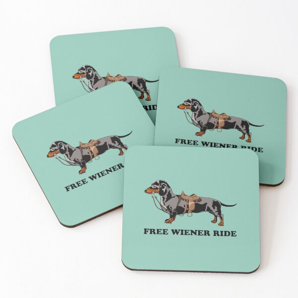 Item preview, Funny Dachshund Wiener Ride – Cute Sausage Dog Cowboy Art designed and sold by Phat Dog Designs .