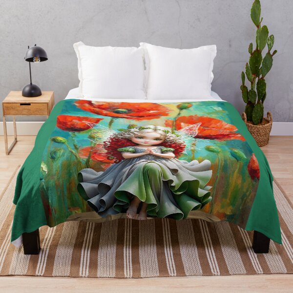 Item preview, LITTLE FAIRY IN THE POPPIES designed and sold by Tammera.
