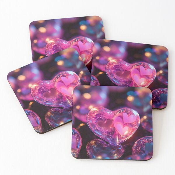 Item preview, Holographic Rose Heart - Iridescent Valentine Art designed and sold by Emaga Digital Studio.