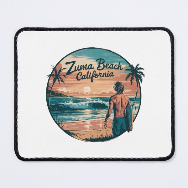 Item preview, Zuma Beach California - Sunset Surfing designed and sold by CircinusStore.