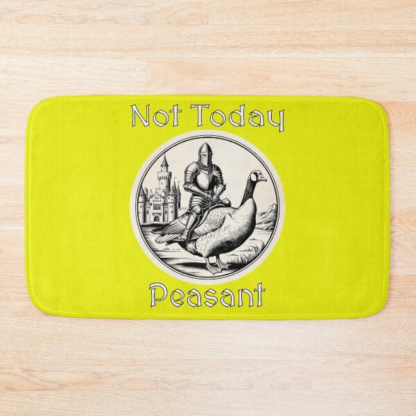 Item preview, Knight riding a goose graphic design designed and sold by JennyFinns.