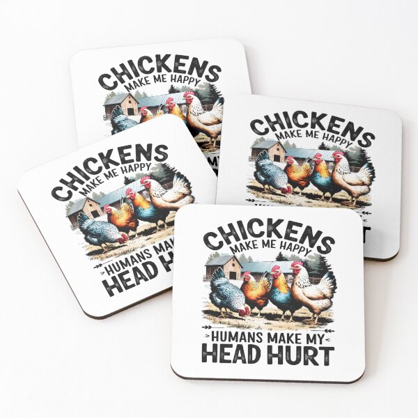 Item preview, Chickens Make Me Happy,  Humans Make My Head Hurt designed and sold by Department61.