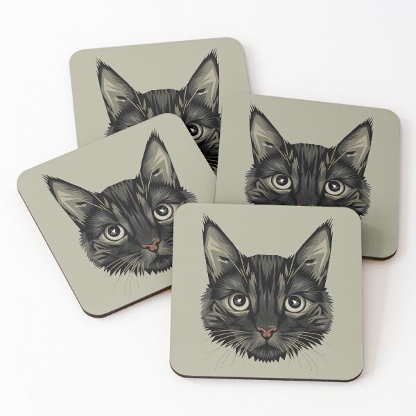 Item preview, Midnight Cat Stare designed and sold by Orca Chuckle Studios.
