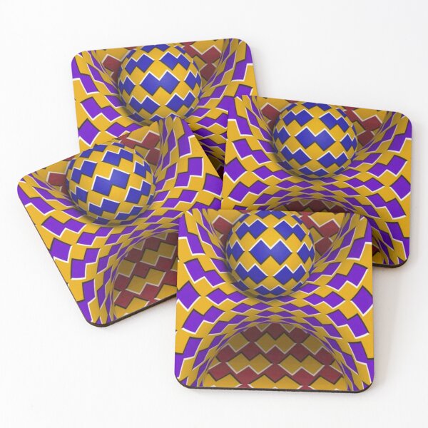 Item preview, Optical illusion in red, blue and gold  designed and sold by ricoflinn.