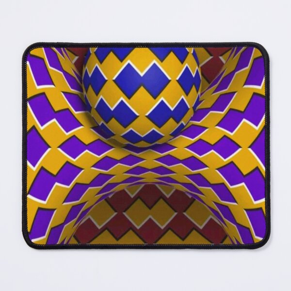 Item preview, Optical illusion in red, blue and gold designed and sold by ricoflinn.