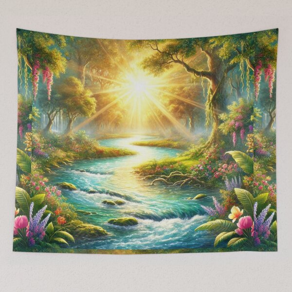 Item preview, "And a River Went Out of Eden to Water the Garden" – The Life-Giving Waters of Paradise Verse: Genesis 2:10 (KJV) designed and sold by Meta2Physical.