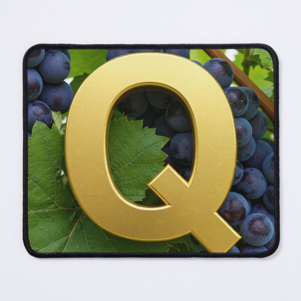 VINEYARD LETTER Q Mouse Pad