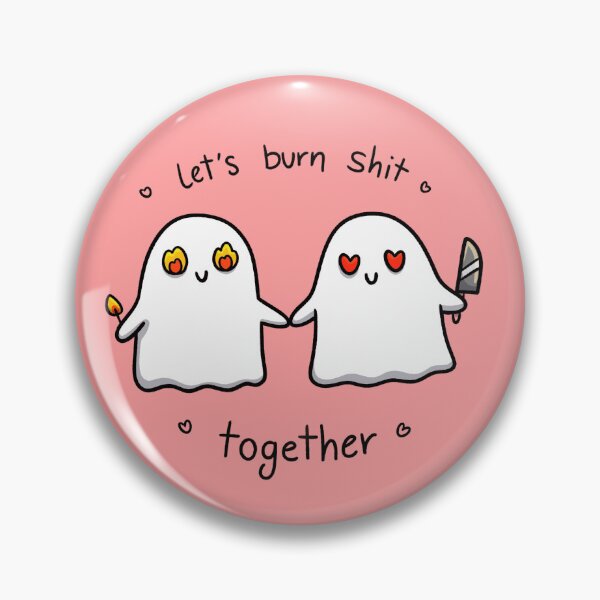 Item preview, Pyroman Ghost Couple designed and sold by GramsIllustrate.