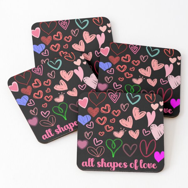 Item preview, Valentine's Day all Shapes of Love Design designed and sold by LovelyHappyGift.
