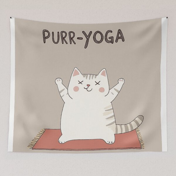 Item preview, Cat Doing Yoga designed and sold by Rtymer.