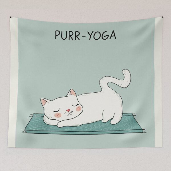 Item preview, Cat Doing Yoga designed and sold by Rtymer.
