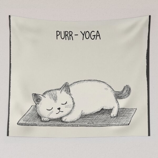 Item preview, Cat Doing Yoga designed and sold by Rtymer.