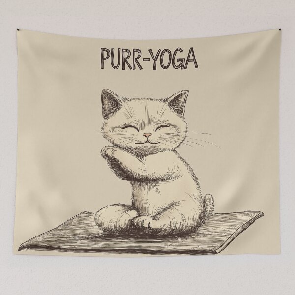 Item preview, Cat Doing Yoga designed and sold by Rtymer.