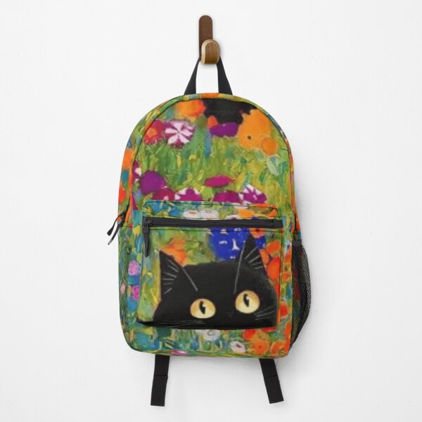 Item preview, Kitty in Klimt's Flower Garden designed and sold by bethanysstudio.