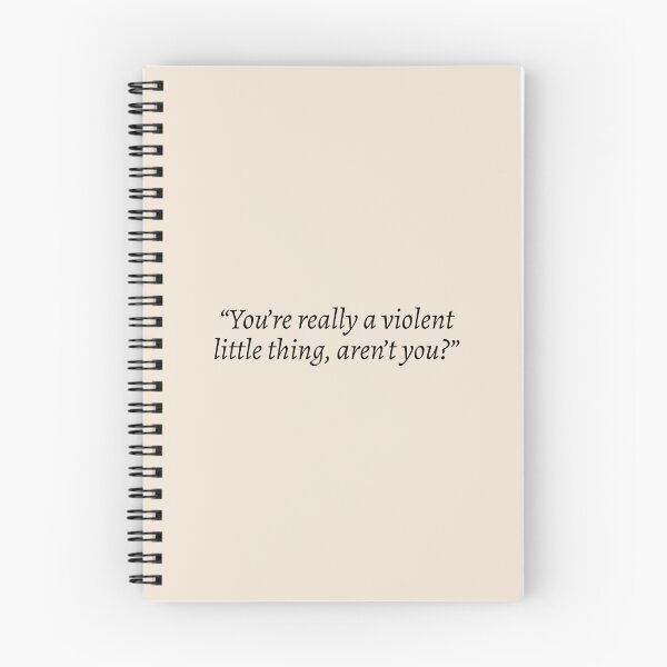 Item preview, "You're really a violent little thing, aren't you?" - Fourth Wing Quote designed and sold by bubblytank.