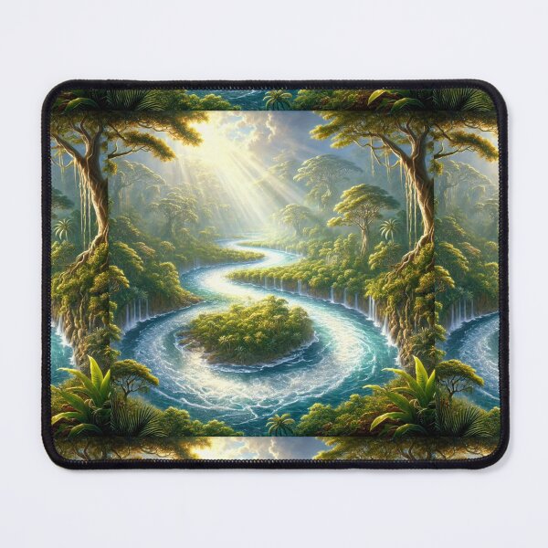 Item preview, "And the Name of the Second River is Gihon" – The Flowing Waters of Divine Abundance Verse: Genesis 2:13 (KJV) designed and sold by Meta2Physical.