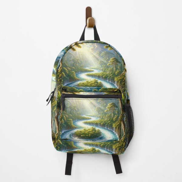 Item preview, "And the Name of the Second River is Gihon" – The Flowing Waters of Divine Abundance Verse: Genesis 2:13 (KJV) designed and sold by Meta2Physical.