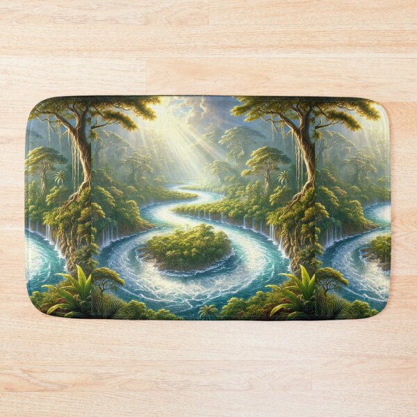 Item preview, "And the Name of the Second River is Gihon" – The Flowing Waters of Divine Abundance Verse: Genesis 2:13 (KJV) designed and sold by Meta2Physical.