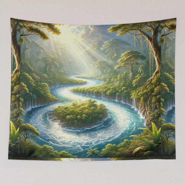 Item preview, "And the Name of the Second River is Gihon" – The Flowing Waters of Divine Abundance Verse: Genesis 2:13 (KJV) designed and sold by Meta2Physical.