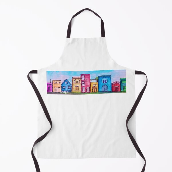 Item preview, 'Love Street' Bright Watercolour Art designed and sold by KittyLovesArts.
