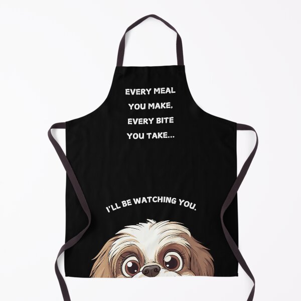 Item preview, Funny Shih Tzu Watching You - Black designed and sold by NicheFifty-Two.