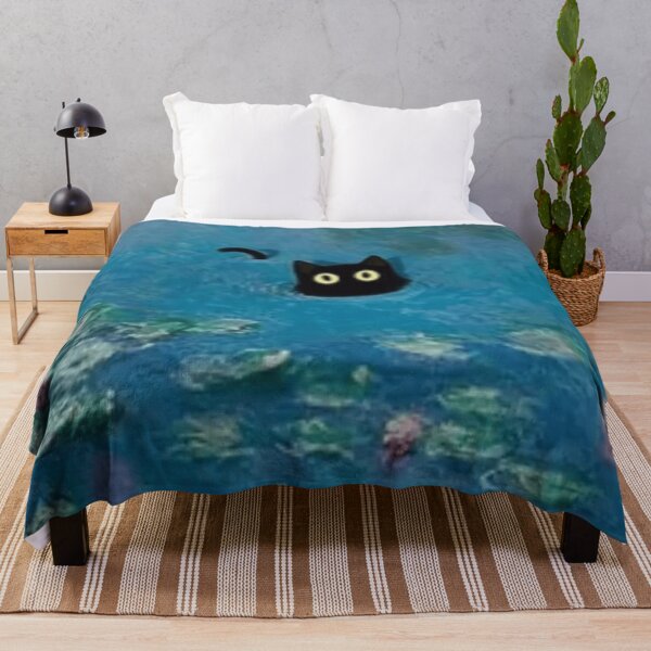 Item preview, Kitty in the Water Lilies designed and sold by bethanysstudio.