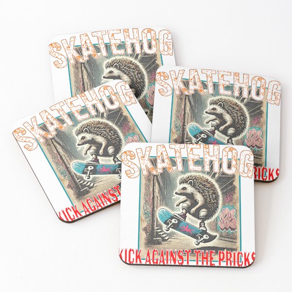 Item preview, Skate Hog Gnarly Street Art Skateboarder confrontational design designed and sold by Medjed-Studios.