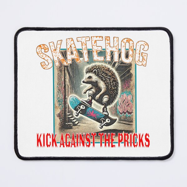 Item preview, Skate Hog Gnarly Street Art Skateboarder confrontational design designed and sold by Medjed-Studios.