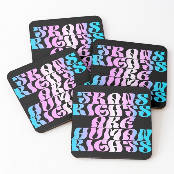 Item preview, Trans Rights are Human Rights, Groovy designed and sold by KMGraphics99.