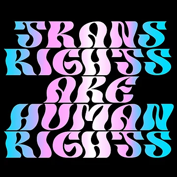 Artwork thumbnail, Trans Rights are Human Rights, Groovy by KMGraphics99