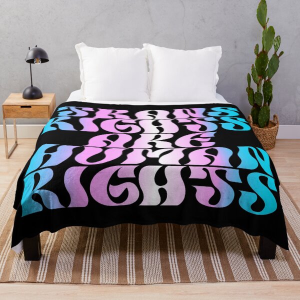 Item preview, Trans Rights are Human Rights, Groovy designed and sold by KMGraphics99.