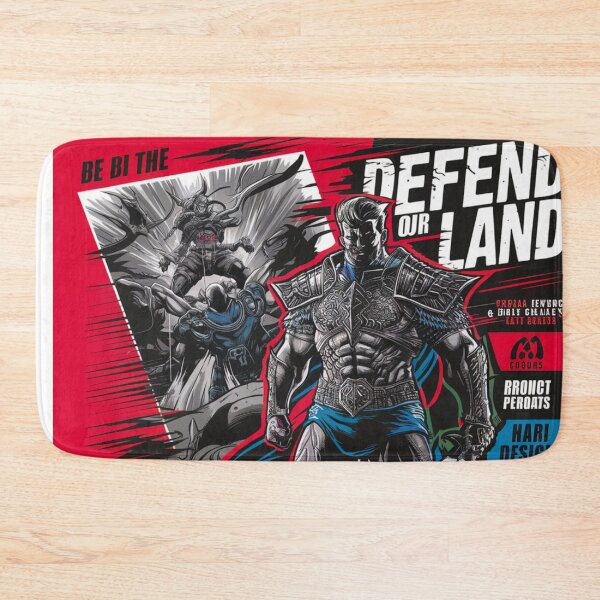 Item preview, Defend Our Land – Fantasy Warrior T-Shirt Design designed and sold by Thaivi Design.