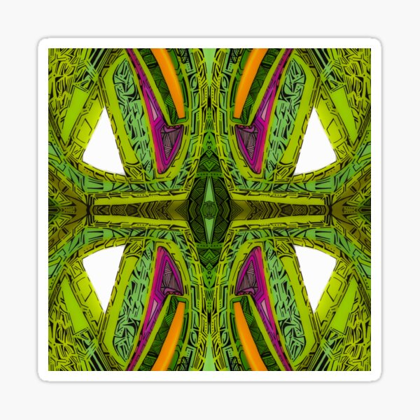 Electric Flora Sticker