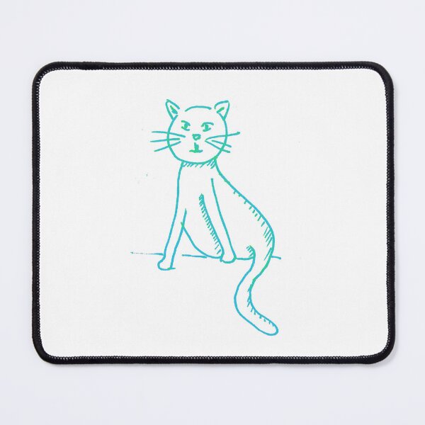 Item preview, Catty Turquoise designed and sold by MagentaTwilight.