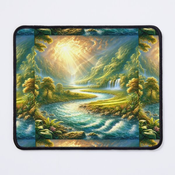 Item preview, "And the Name of the Third River is Hiddekel" – Divine Provision and Guidance Verse: Genesis 2:14 (KJV) designed and sold by Meta2Physical.